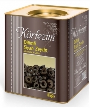 K�rfezim Dilimli Siyah Zeytin 8 kg
